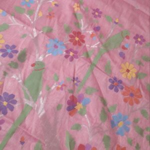 Khadi jamdhani pallu with allover buties