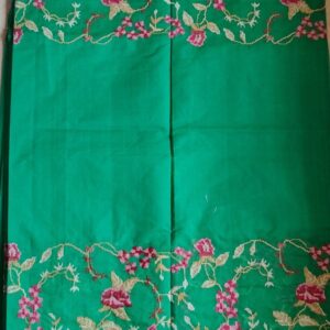 Khadi Embroidery Saree