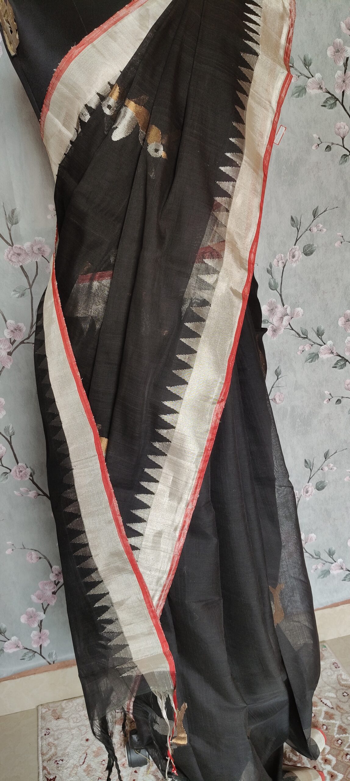 Khadi jamdhani Saree - Image 4