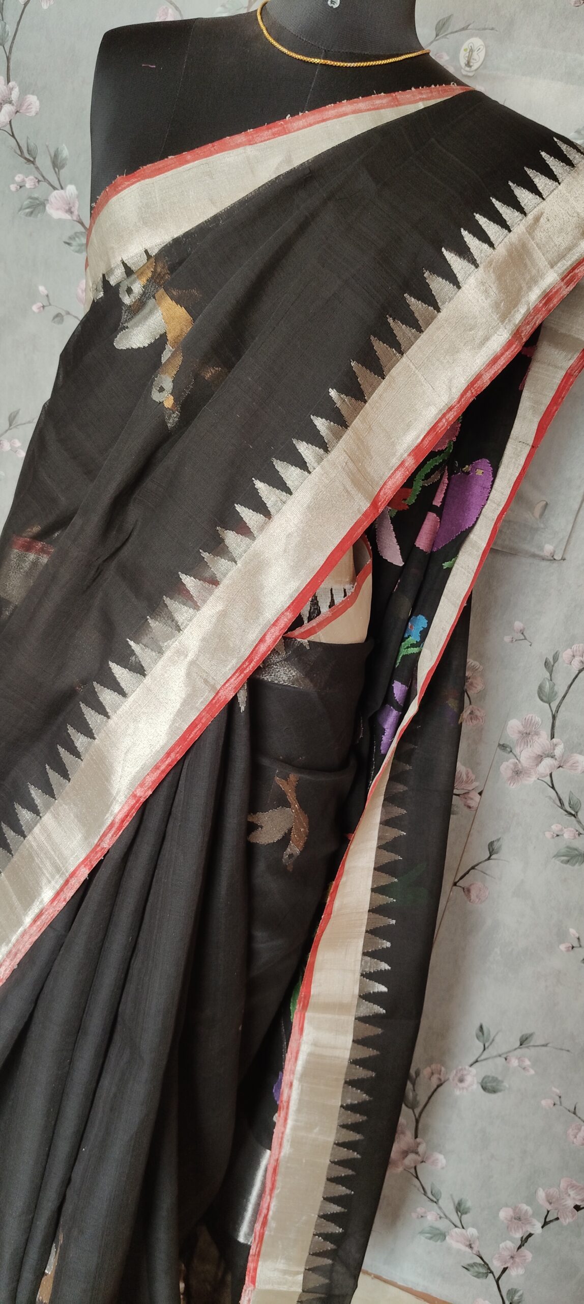 Khadi jamdhani Saree - Image 5