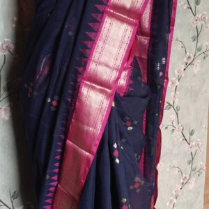 Khadi jamdhani saree